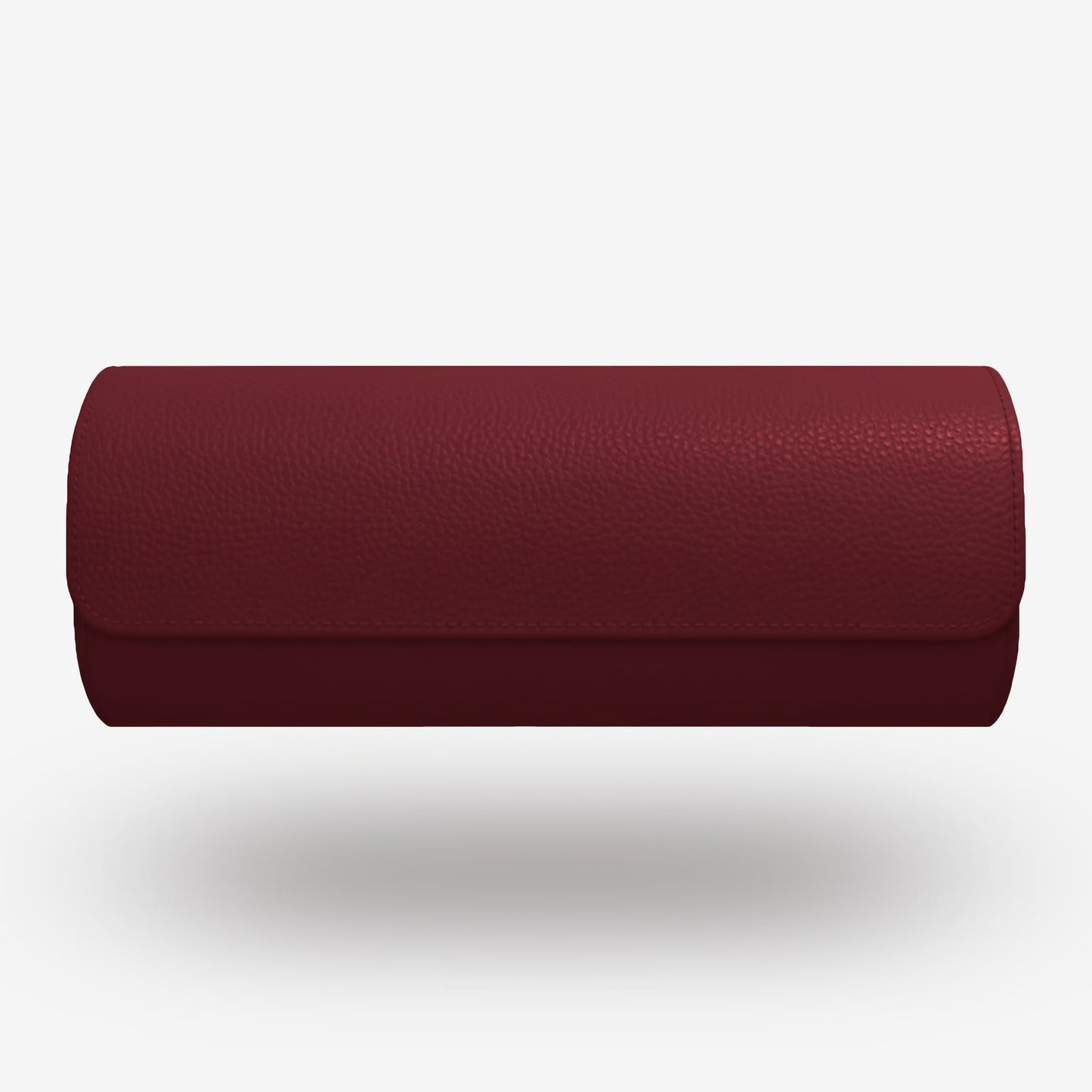 Uhrenrolle Bordeaux für 3 Uhren aus rotem Leder – uhrenrolle