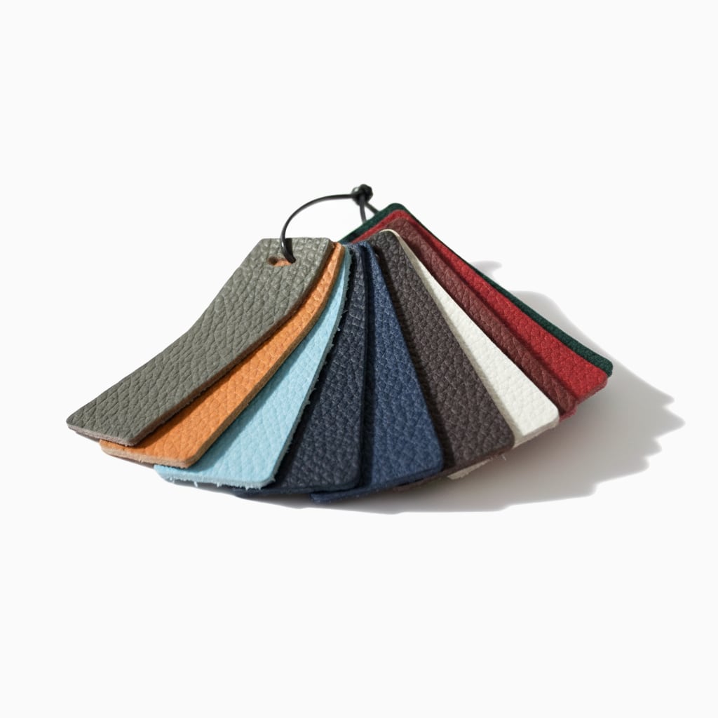 Farbmuster der uhrenrolle ATELIER-Kollektion aus Originalleder in allen verfügbaren Farben