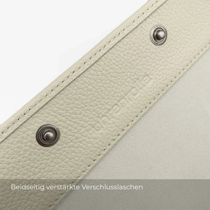 ATELIER Hamptons – Leder Uhrenrolle für 3 Uhren · Creme