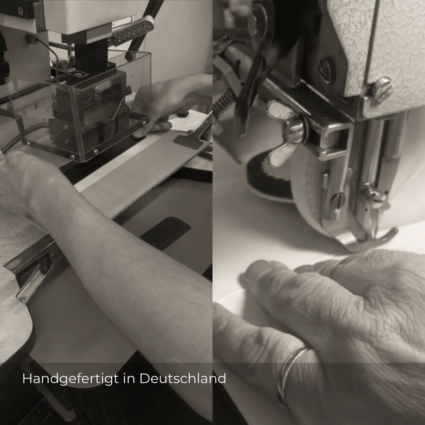 Fertigung einer ATELIER Uhrenrolle in Deutschland mit verschiedenen Arbeitsschritten