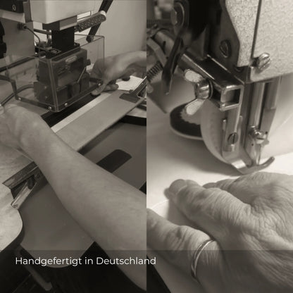 Fertigung einer ATELIER Uhrenrolle in Deutschland mit verschiedenen Arbeitsschritten