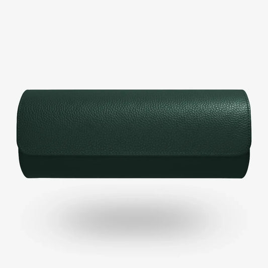 Dunkelgrüne ATELIER Oxford Uhrenrolle für 3 Uhren