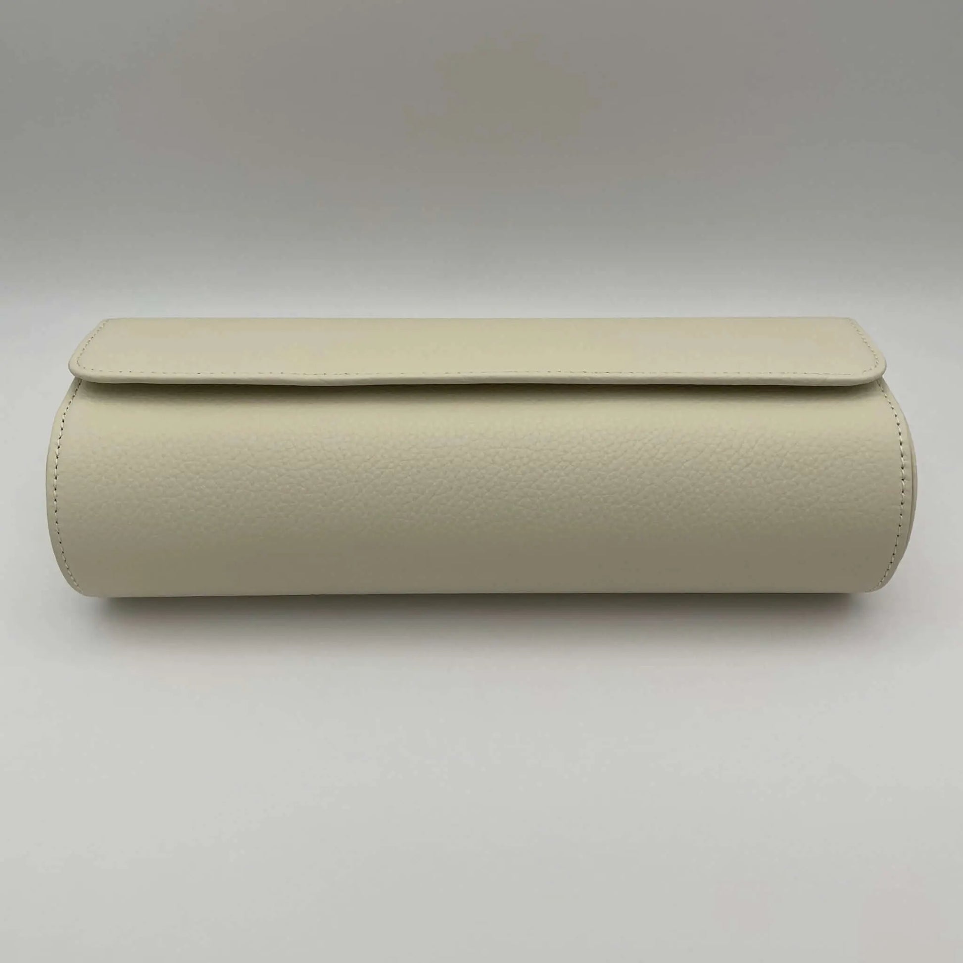 Uhrenrolle HAMPTONS - Leder Creme, Ansicht vorne, geschlossen – uhrenrolle