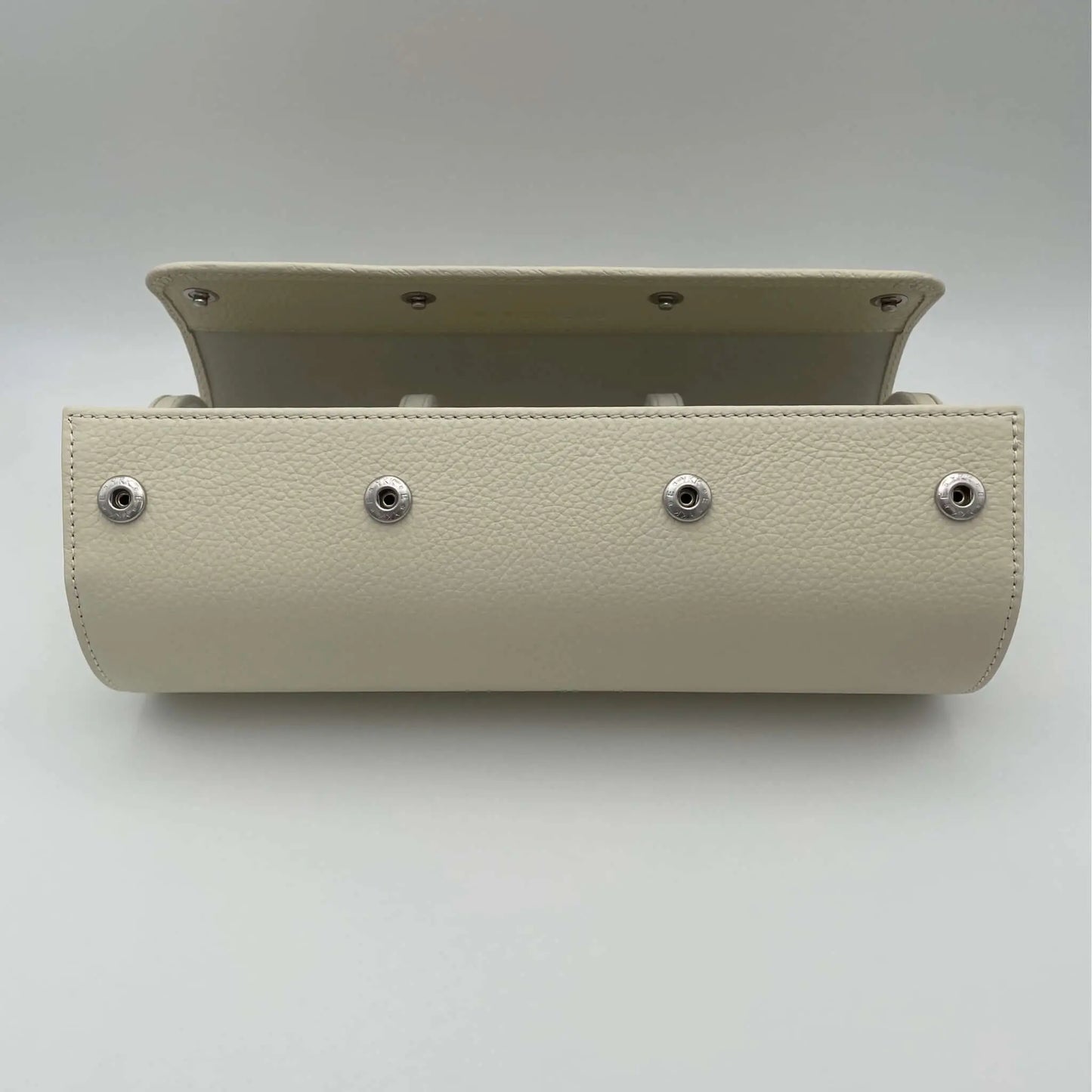Uhrenrolle HAMPTONS - Leder Creme, Ansicht vorne, offen – uhrenrolle