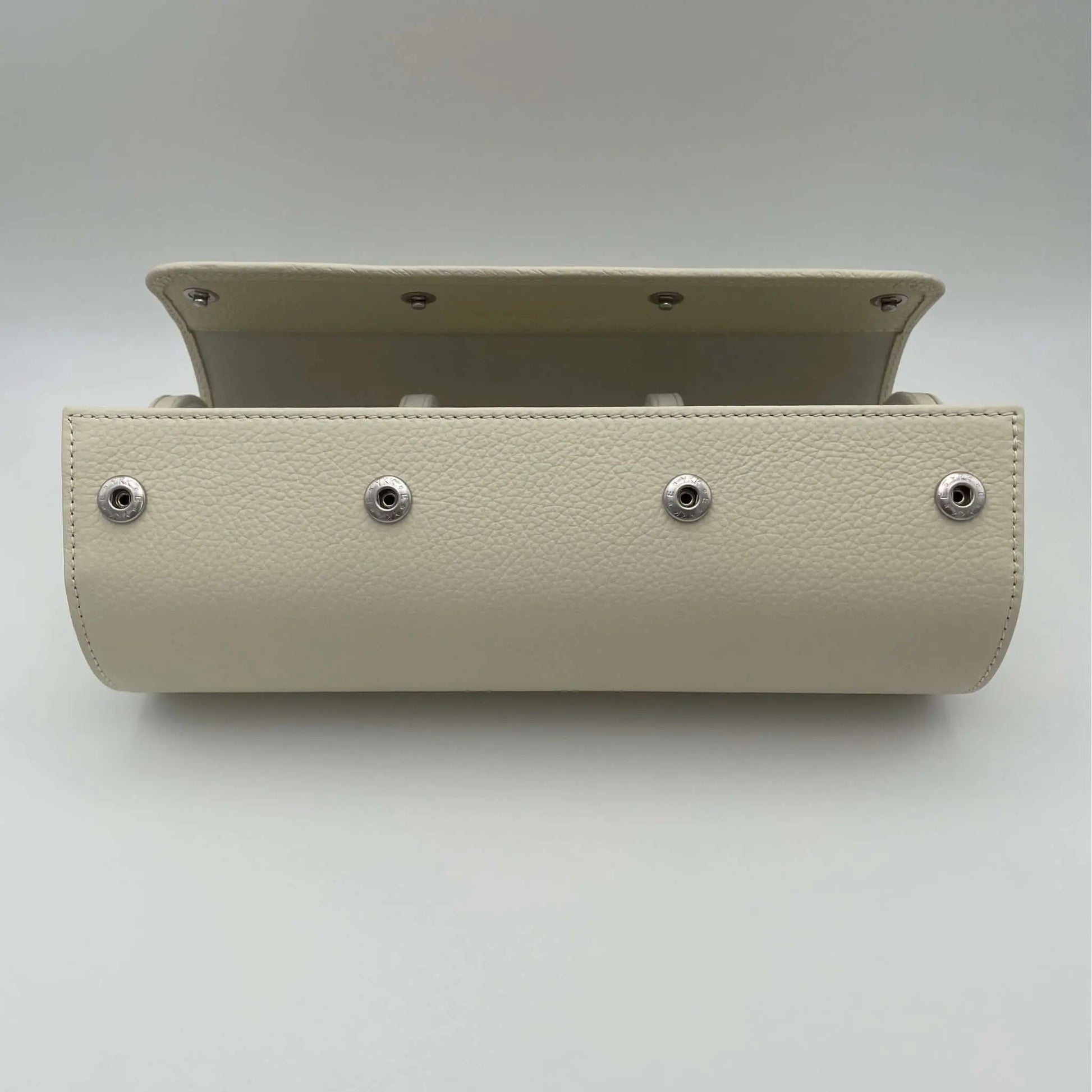 Uhrenrolle HAMPTONS - Leder Creme, Ansicht vorne, offen – uhrenrolle