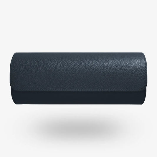 Uhrenrolle ATELIER Bermuda für 3 Uhren aus dunkelblauem Leder