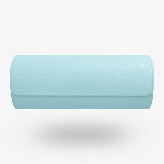 Uhrenrolle ATELIER Miami für 3 Uhren aus hellblauem Leder