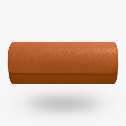 Uhrenrolle ATELIER Antwerpen für 3 Uhren aus orangenem Leder