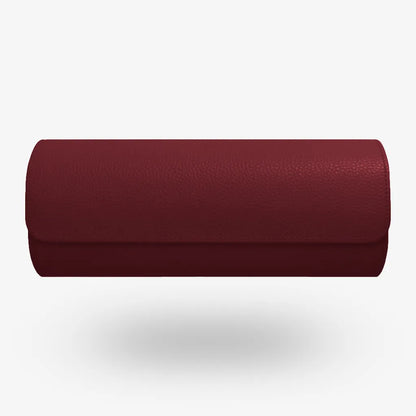 Uhrenrolle ATELIER Bordeaux für 3 Uhren aus rotem Leder