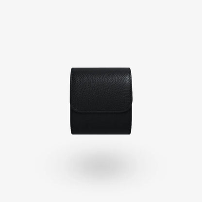 Uhrenrolle ATELIER Manhattan für 1 Uhr aus schwarzem Leder