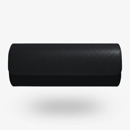 Uhrenrolle ATELIER Manhattan für 3 Uhren aus schwarzem Leder